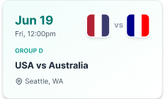 USA vs Australia